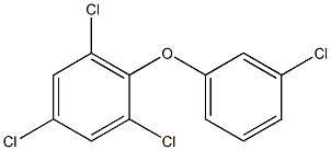 2,4,6-Trichlorophenyl 3-chlorophenyl ether Struktur