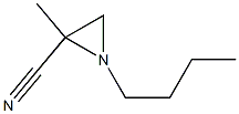 1-Butyl-2-methylaziridine-2-carbonitrile Struktur