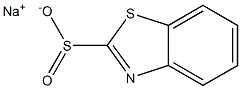 2-Benzothiazolesulfinic acid sodium salt Struktur