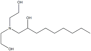 1-[Bis(2-hydroxyethyl)amino]-2-nonanol Struktur