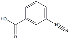 3-Carboxybenzenediazonium Struktur