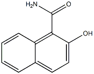 2-Hydroxynaphthalene-1-carboxamide Struktur