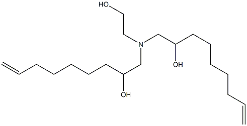 1,1'-[(2-Hydroxyethyl)imino]bis(8-nonen-2-ol) Struktur