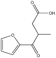 3-Methyl-4-oxo-4-(2-furanyl)butanoic acid Struktur