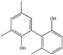 3,5,6'-Trimethyl-1,1'-biphenyl-2,2'-diol Struktur