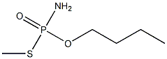 Amidothiophosphoric acid S-methyl O-butyl ester Struktur