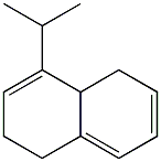 1,2,4a,5-Tetrahydro-4-isopropylnaphthalene Struktur