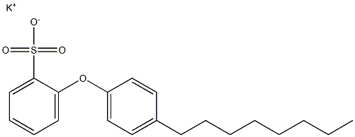 2-(4-Octylphenoxy)benzenesulfonic acid potassium salt Struktur