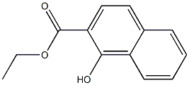 1-Hydroxy-2-naphthalenecarboxylic acid ethyl ester Struktur