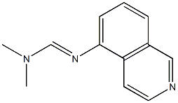 N1,N1-Dimethyl-N2-(isoquinolin-5-yl)formamidine Struktur