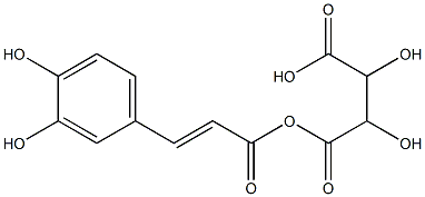 Monocaffeoyl tartaric acid Struktur