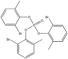 Phosphoric acid tris(2-bromo-6-methylphenyl) ester Struktur