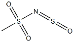 N-Sulfinylmethanesulfonamide Struktur