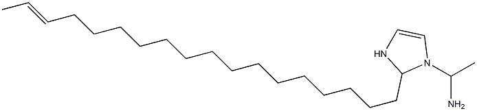 1-(1-Aminoethyl)-2-(16-octadecenyl)-4-imidazoline Struktur