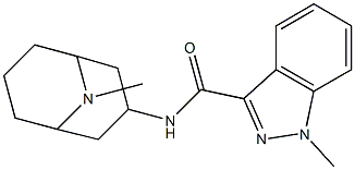 N-(9-Methyl-9-azabicyclo[3.3.1]nonan-3-yl)-1-methyl-1H-indazole-3-carboxamide Struktur