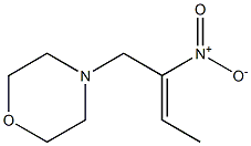 (Z)-1-Morpholino-2-nitro-2-butene Struktur