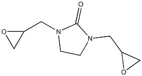 1,3-Bis(2,3-epoxypropan-1-yl)-2-imidazolidone Struktur