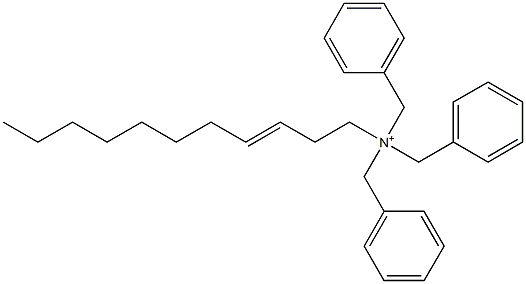 (3-Undecenyl)tribenzylaminium Struktur