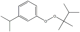 3-Isopropylphenyl 1,1,2-trimethylpropyl peroxide Struktur