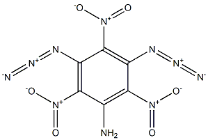 3,5-Diazido-2,4,6-trinitroaniline Struktur