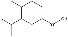 3-Isopropyl-4-methylcyclohexyl hydroperoxide Struktur