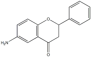 6-Aminoflavanone Struktur