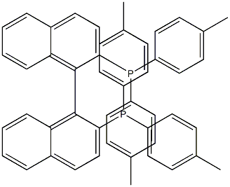 1,1'-Bi[2-[bis(4-methylphenyl)phosphino]naphthalene] Struktur