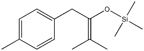 3-Methyl-1-(p-tolyl)-2-(trimethylsilyloxy)-2-butene Struktur