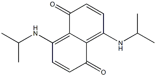 4,8-Bis(isopropylamino)naphthalene-1,5-dione Struktur