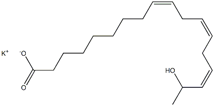 17-Hydroxylinoleic acid potassium salt Struktur