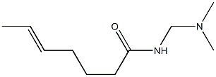 N-[(Dimethylamino)methyl]-5-heptenamide Struktur