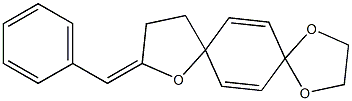 10-Benzylidene-1,4,9-trioxadispiro[4.2.4.2]tetradeca-6,13-diene Struktur