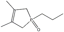 3,4-Dimethyl-1-propyl-2,5-dihydro-1H-phosphole 1-oxide Struktur