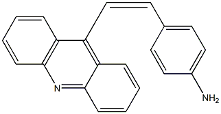 4-[(Z)-2-(Acridin-9-yl)ethenyl]aniline Struktur