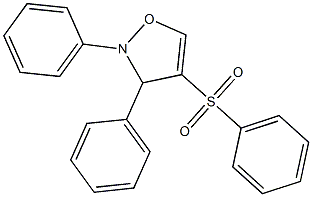 2,3-Diphenyl-4-(phenylsulfonyl)-4-isoxazoline Struktur