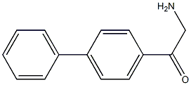 4-(Aminoacetyl)biphenyl Struktur