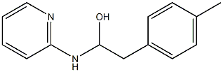 2-[[1-Hydroxy-2-(p-methylphenyl)ethyl]amino]pyridine Struktur