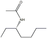 (-)-N-[(S)-1-Ethylpentyl]acetamide Struktur