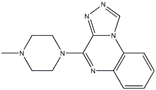 4-(4-Methyl-1-piperazinyl)[1,2,4]triazolo[4,3-a]quinoxaline Struktur