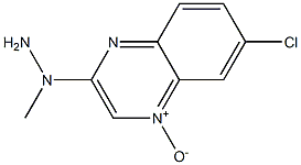 3-(1-Methylhydrazino)-7-chloroquinoxaline 1-oxide Struktur