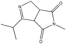 4-Isopropyl-2-methyl-6,6a-dihydropyrrolo[3,4-c]pyrrole-1,3(2H,3aH)-dione Struktur