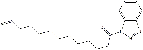 1-(12-Tridecenoyl)-1H-benzotriazole Struktur