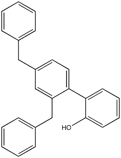 2-(2,4-Dibenzylphenyl)phenol Struktur