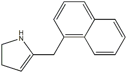 4,5-Dihydro-2-(1-naphthalenylmethyl)-1H-pyrrole Struktur