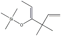 3,3-Dimethyl-4-trimethylsilyloxy-1,4-hexadiene Struktur