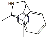 3-Methyl-5-methyl-10,11-dihydro-5H-dibenzo[a,d]cyclohepten-5,10-imine Struktur