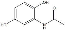 2-(Acetylamino)-1,4-benzenediol Struktur