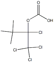 Carbonic acid tert-butyl(1,2,2,2-tetrachloroethyl) ester Struktur