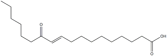 (E)-12-Oxo-10-octadecenoic acid Struktur