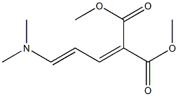 2-[3-(Dimethylamino)-2-propenylidene]malonic acid dimethyl ester Struktur